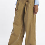 jejia JDPF23PA39476970KATHERINEPANT4TAN VELVET