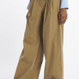 jejia JDPF23PA39476970KATHERINEPANT4TAN VELVET