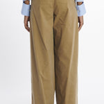 jejia JDPF23PA39476970KATHERINEPANT4TAN VELVET