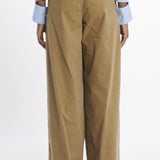 jejia JDPF23PA39476970KATHERINEPANT4TAN VELVET