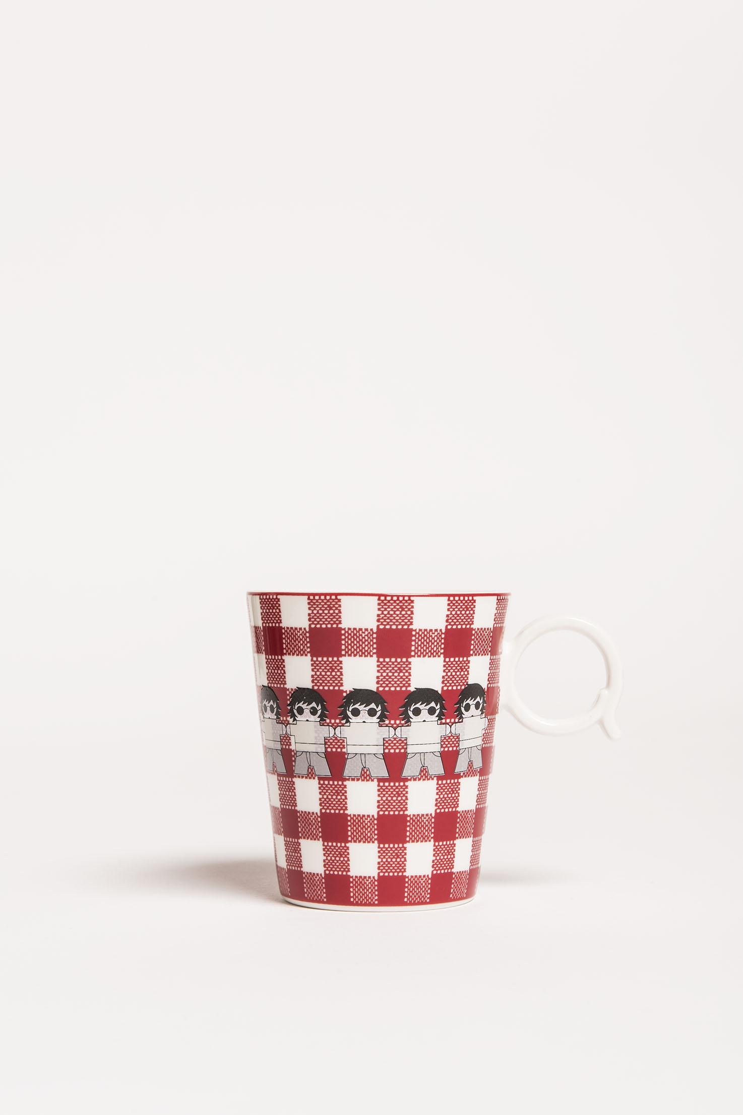 milaura MUG QUADRETTIGIROTONDO