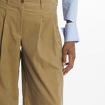 jejia JDPF23PA39476970KATHERINEPANT4TAN VELVET