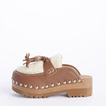 jejia JDPF23FO10036936LAOFERCLOGS6TAN LEATHER