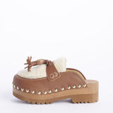 jejia JDPF23FO10036936LAOFERCLOGS6TAN LEATHER