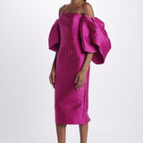 solace MARCIAMIDIDRESSFUCHSIA