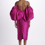 solace MARCIAMIDIDRESSFUCHSIA